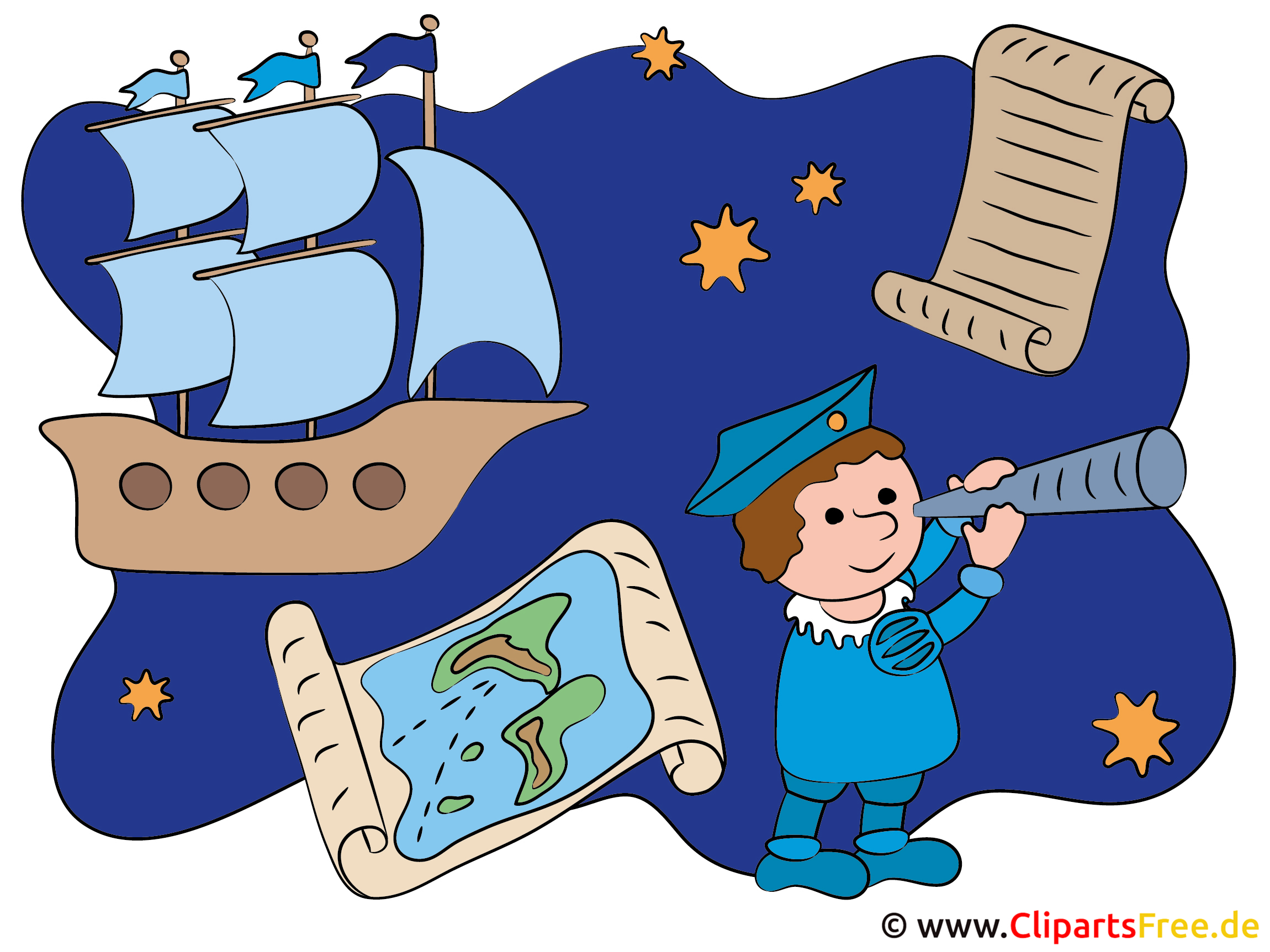 Christopher Columbus Amerika S Discovery Illustration Clipart Imagens