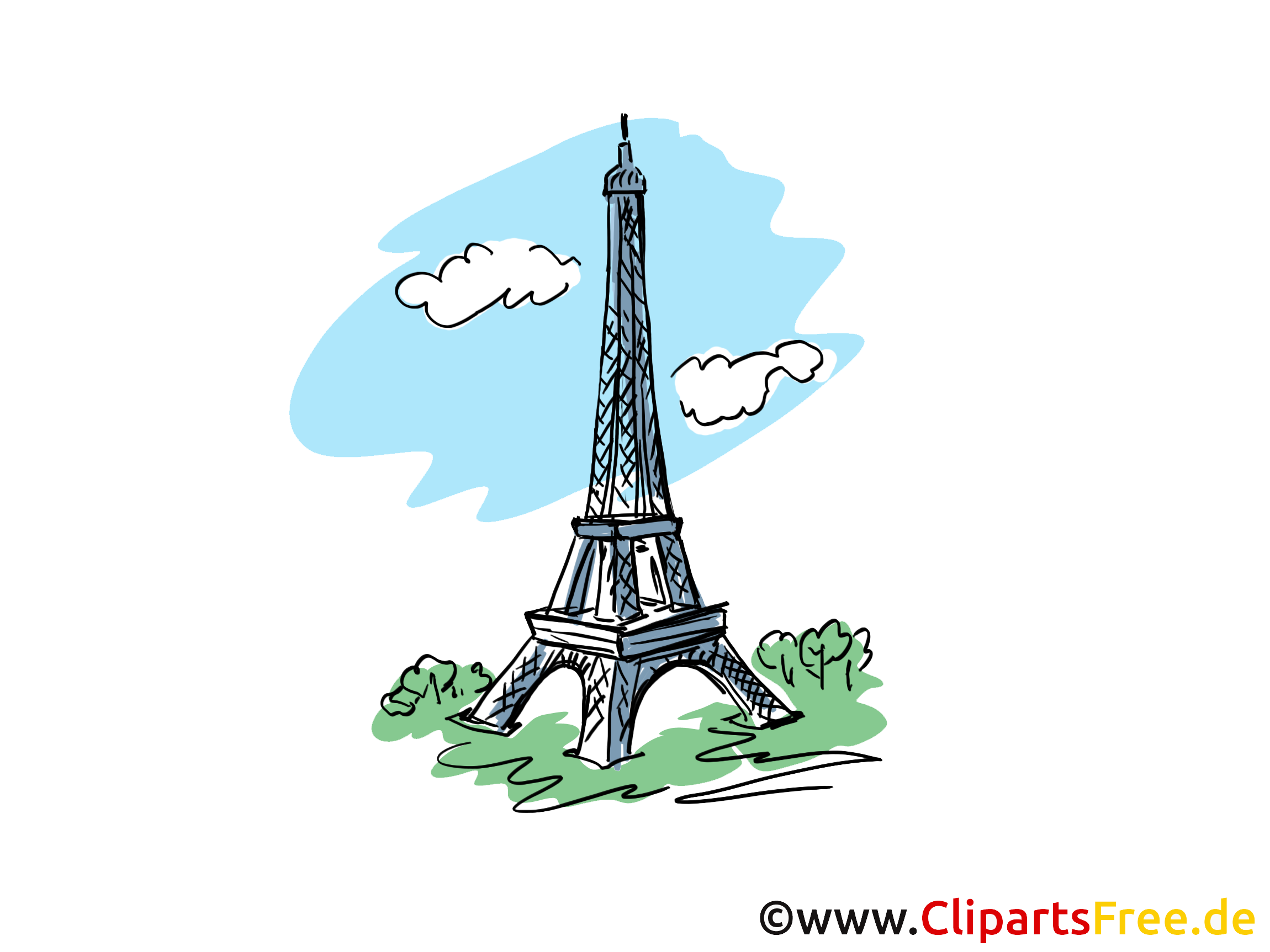 エッフェル塔パリのクリップアート 画像 漫画