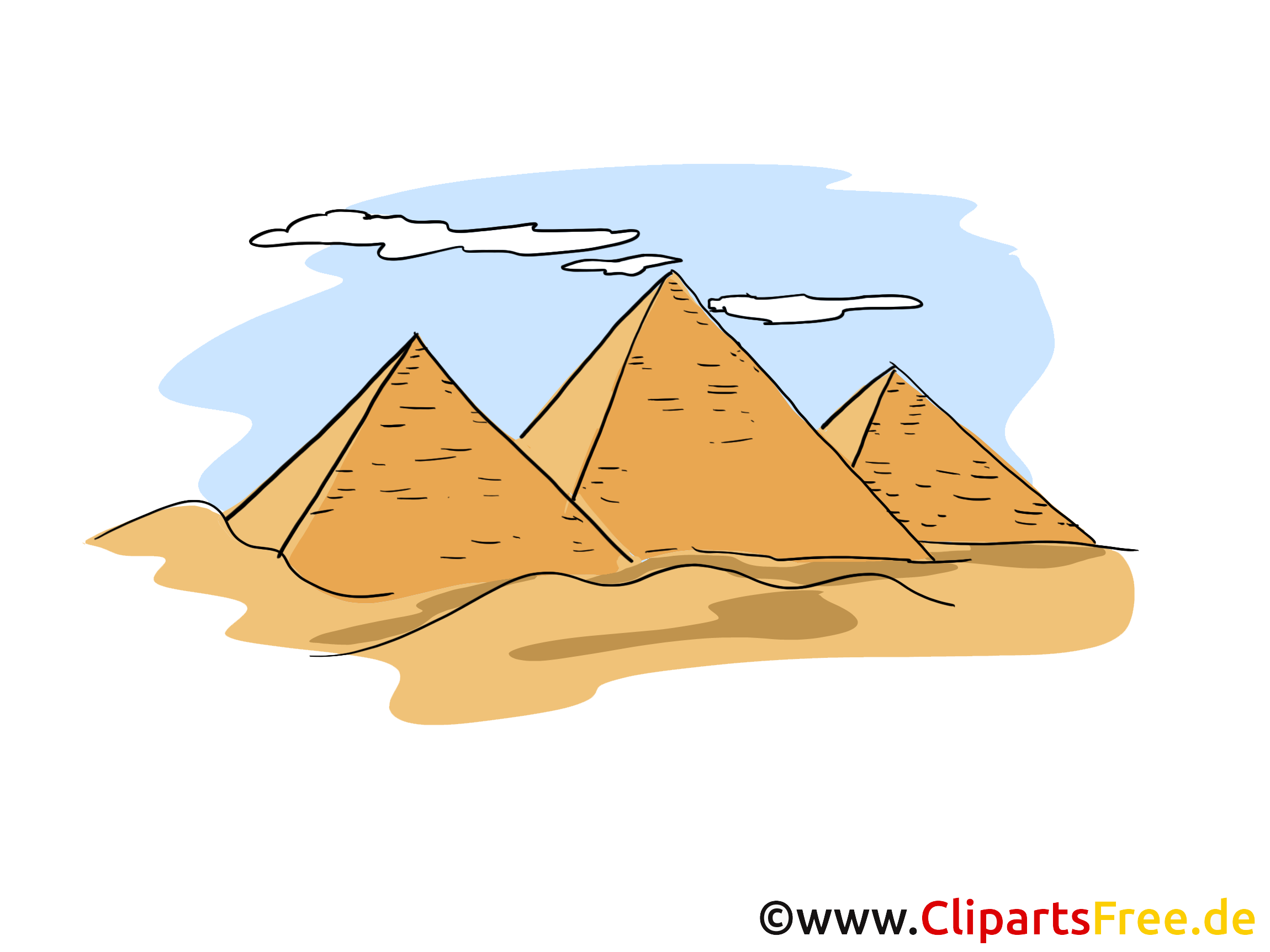 Пирамиды мультяшные