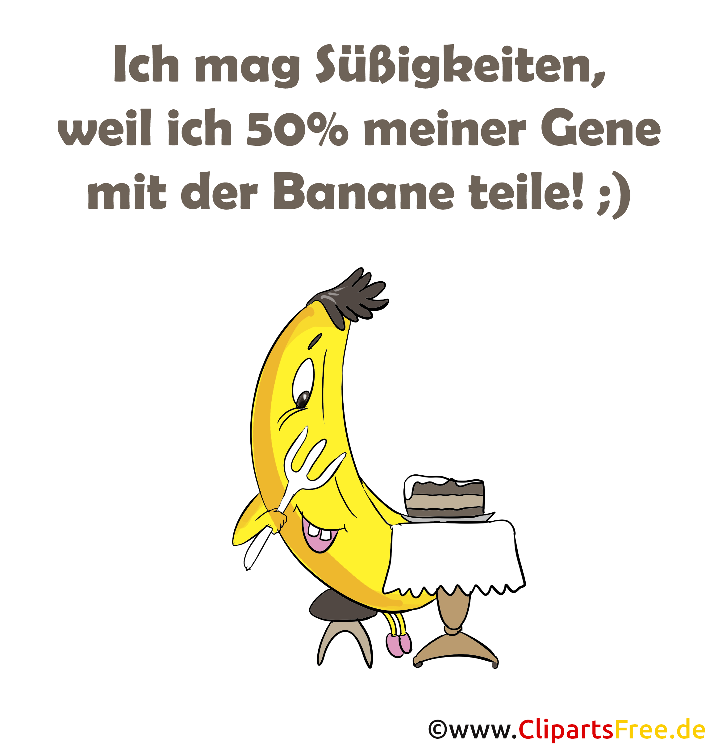 Bananensprüche, Witze Bananen als Bilder