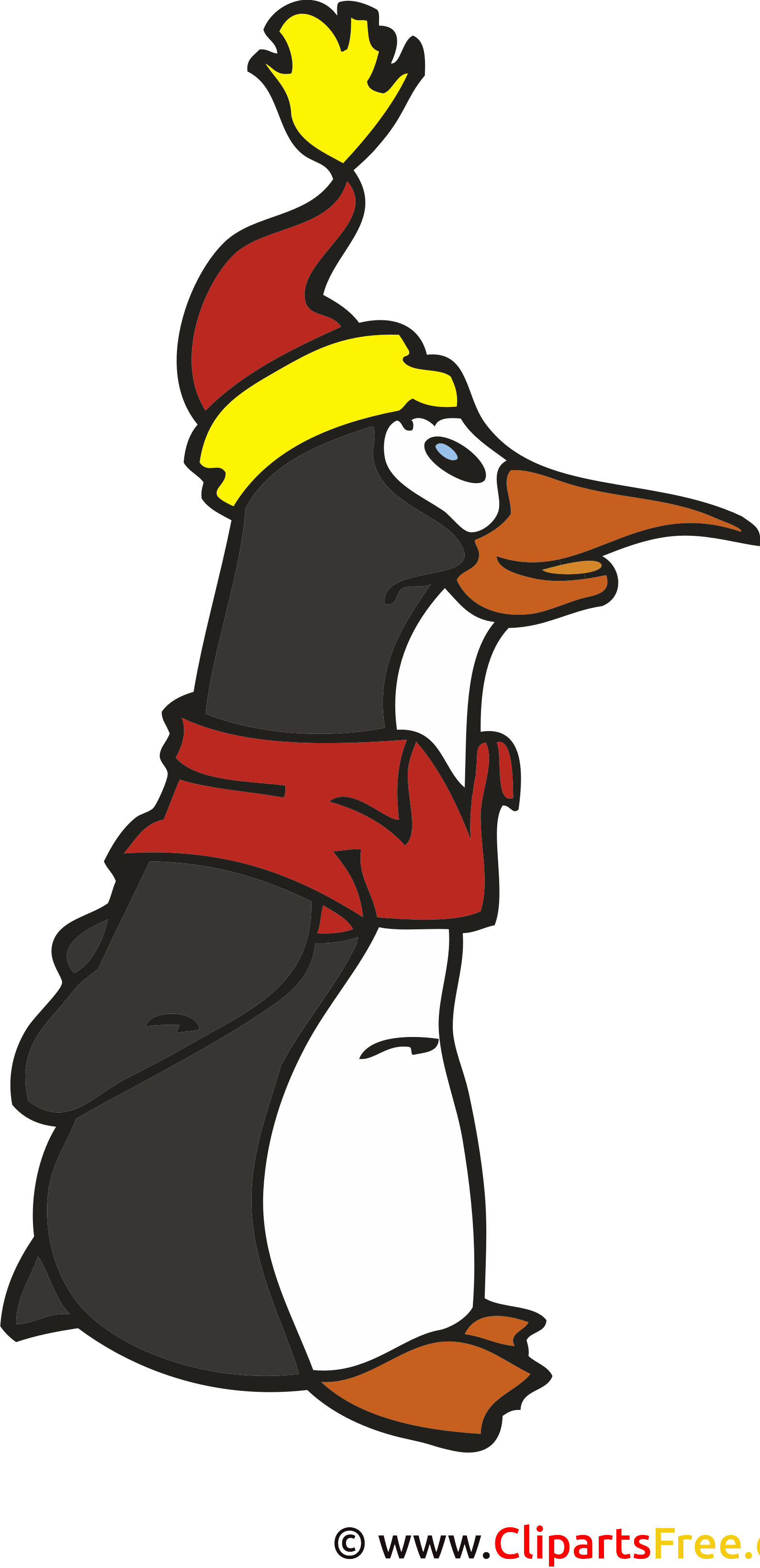 Cartoon Pinguin Clip Art  Illustration Bild