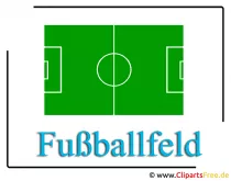 Fussballfeld - Fussball Clipart zu WM Fussball