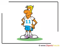 Fussballspieler Bild Cartoon