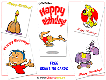Hintergrundbild zum Geburtstag - Cliparts gratis