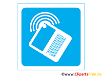 Mobile device icon clip art