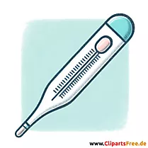 Fieberthermometer Clipart - Bilder zum Herunterladen