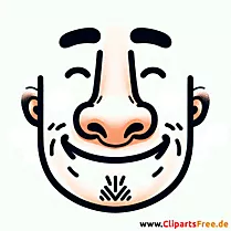 Nase Clipart - kostenlose Bilder